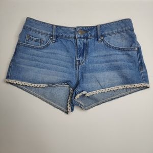 Bullhead Denim Shorts Low Rise Short Size 25